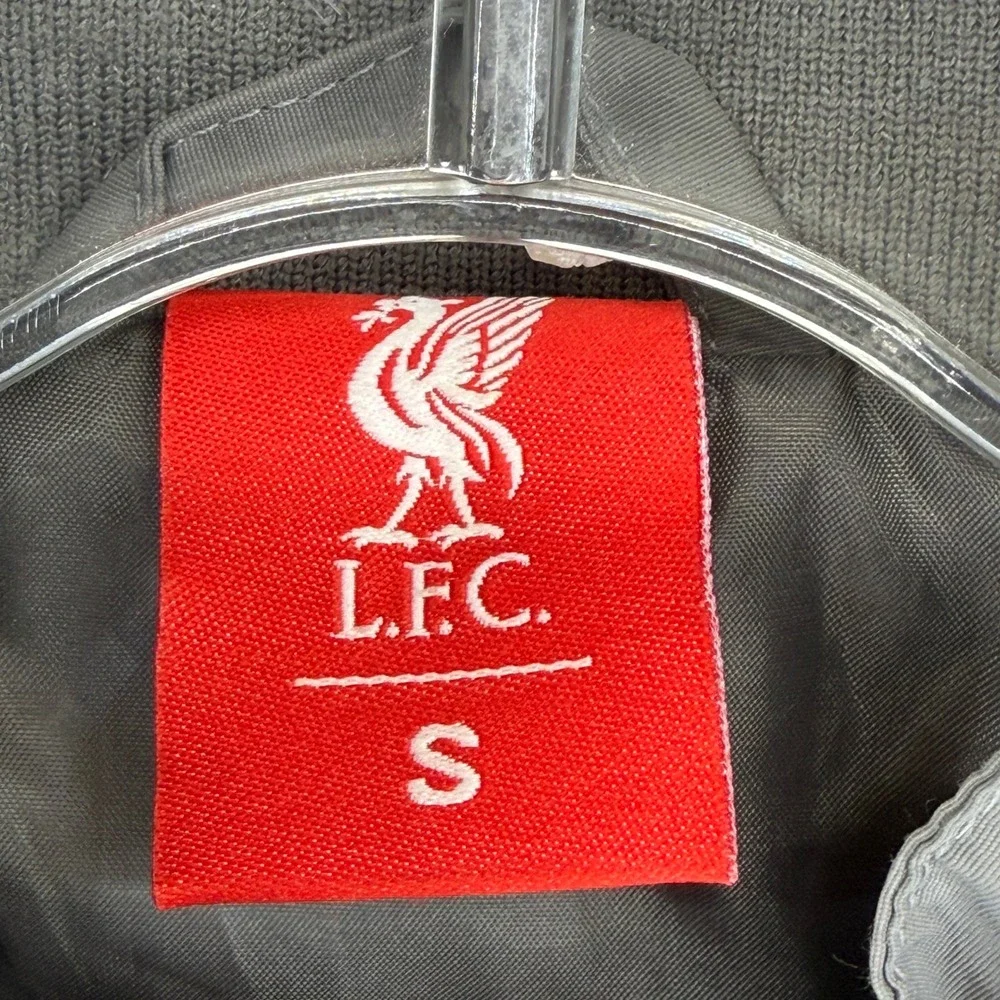 Liverpool FC‎ Mens Grey Full Zip Windbreaker Jacket L.F.C. Crest A15042 Size S